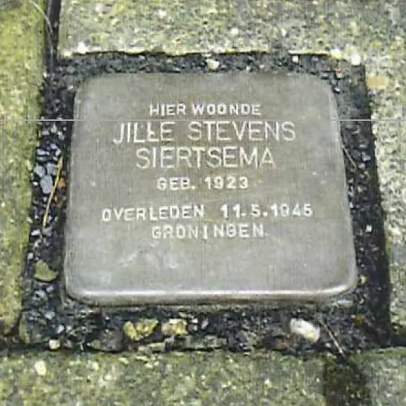 Struikelsteen voor Jelle Stevens Siertsema