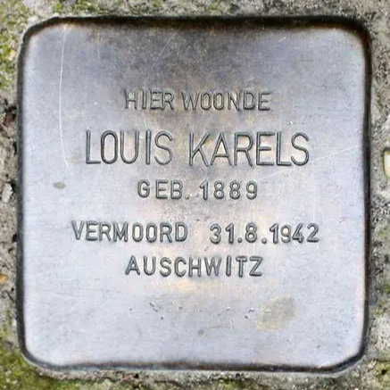 Struikelsteen voor Louis Karels