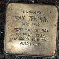 Struikelsteen voor Max Zendijk