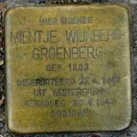 Struikelsteen voor Mientje Wijnberg-Groenberg