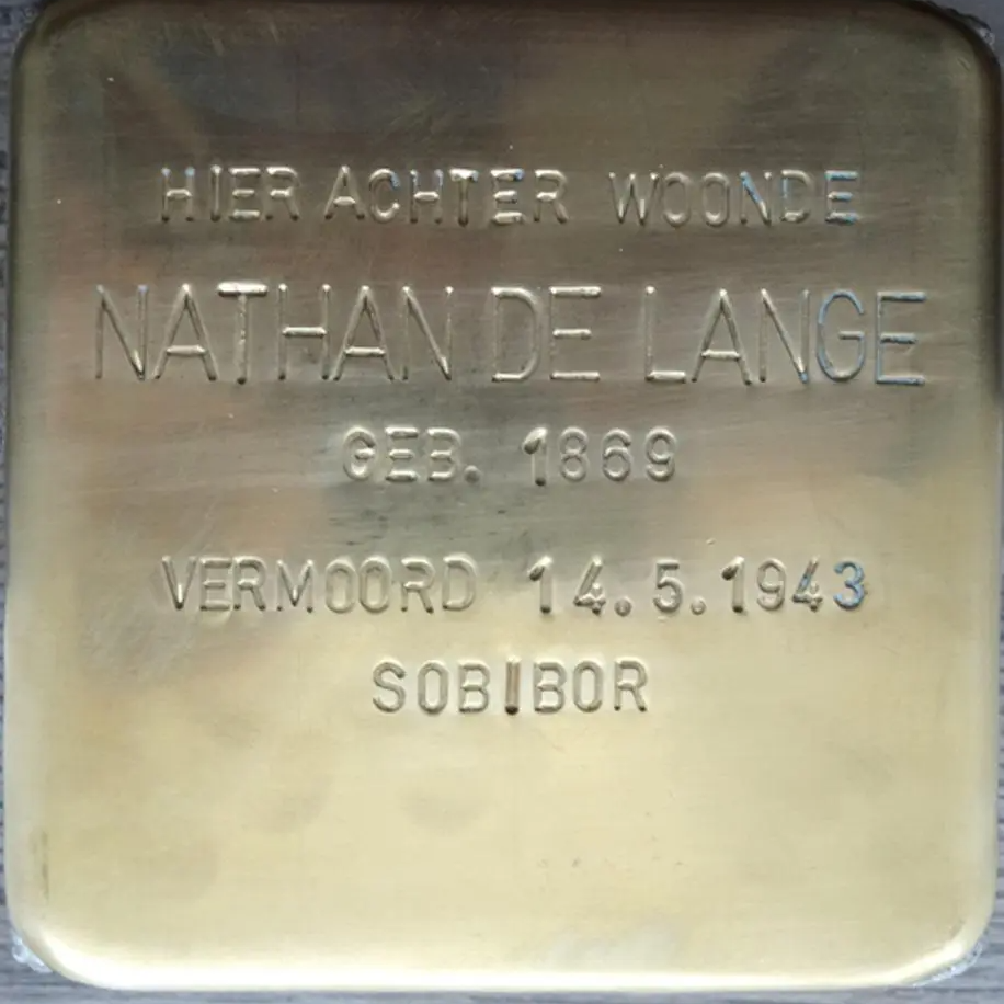 Struikelsteen voor Nathan de Lange