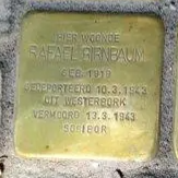 Struikelsteen voor Rafael Birnbaum