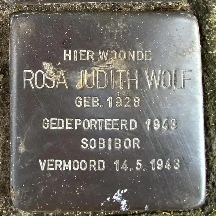 Struikelsteen voor Rosa Judith Wolf
