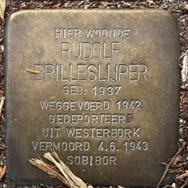 Struikelsteen voor Rudolf Brilleslijper