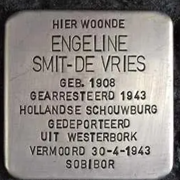 Struikelsteen voor Engeline Smit-de Vries