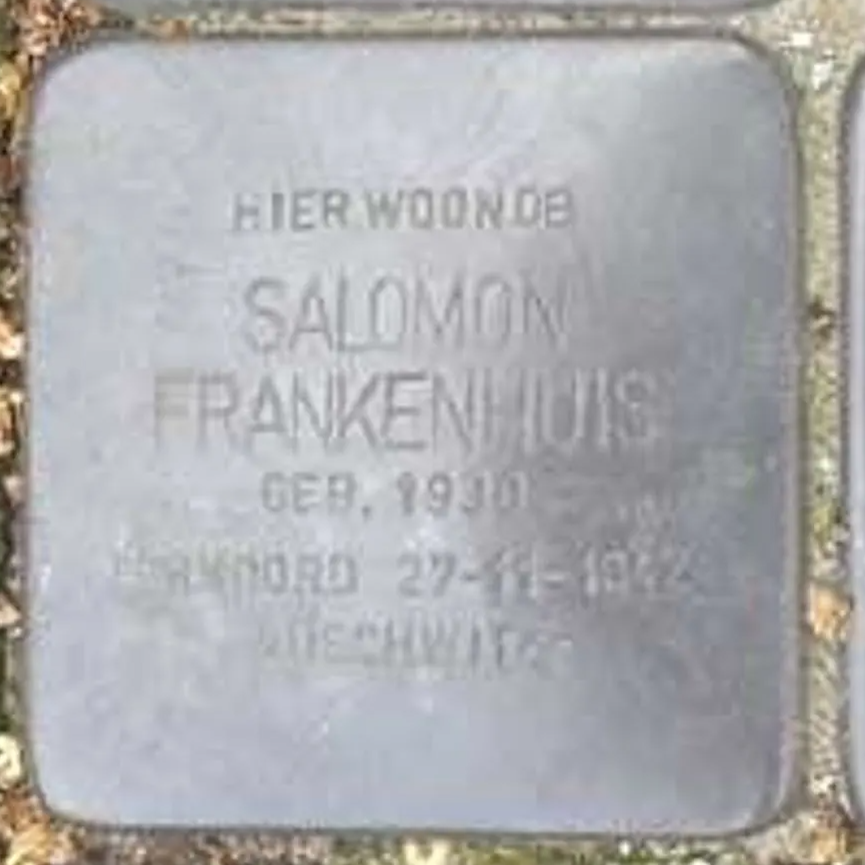 Struikelsteen voor Salomon Frankenhuis