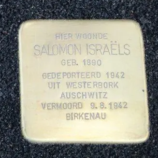Struikelsteen voor Salomon Israëls