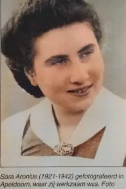 Portret van Sara Aronius