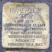 Struikelsteen voor Franz Robert Spier