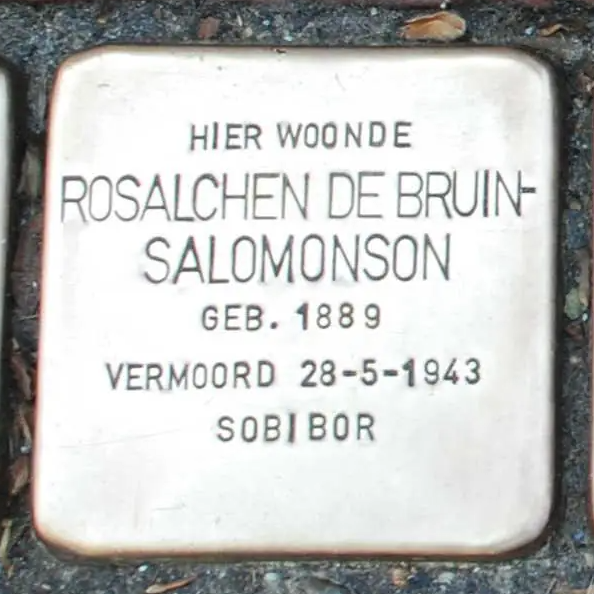 Struikelsteen voor Rosalchen de Bruin-Salomonson