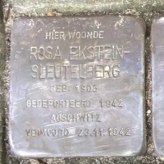 Struikelsteen voor Rosa Ekstein-Sleutelberg