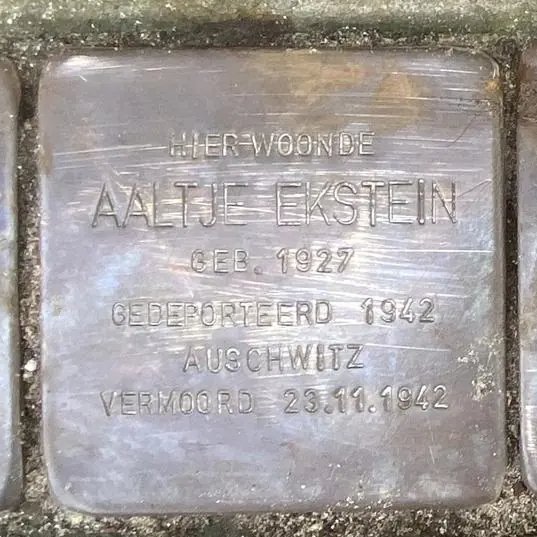 Struikelsteen voor Aaltje Ekstein