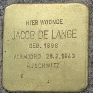 Struikelsteen voor Jacob de Lange