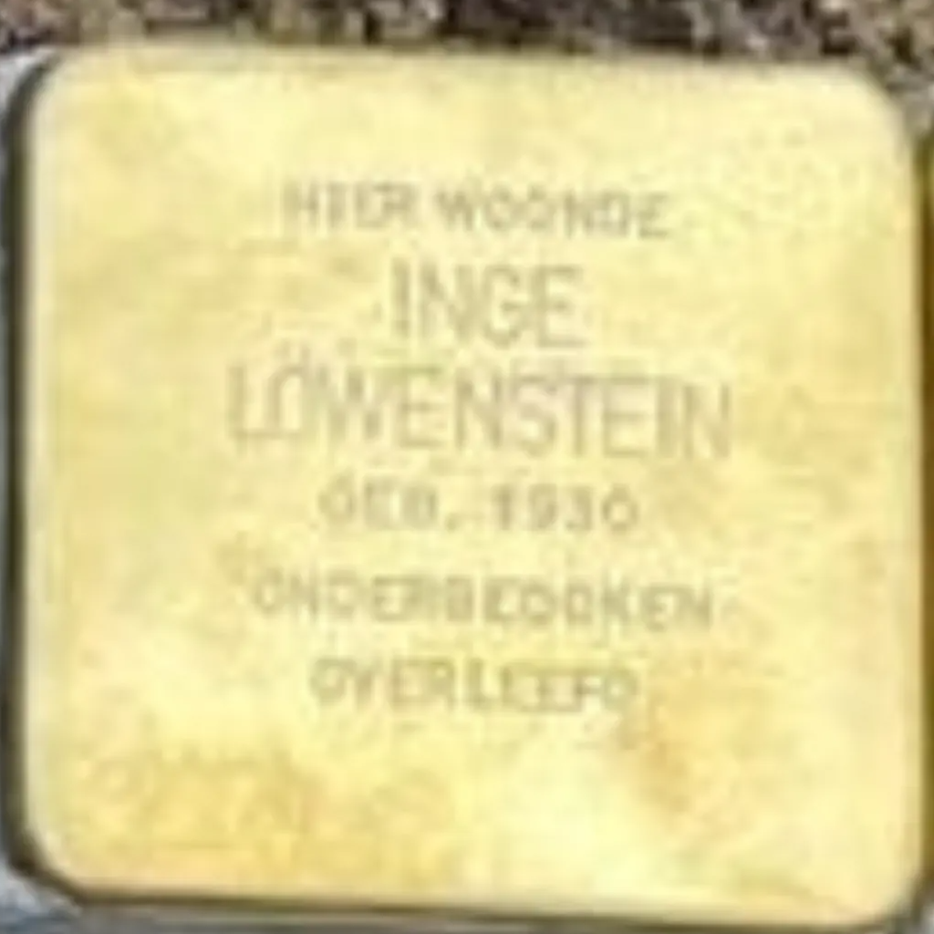 Struikelsteen voor Helga Inge Löwenstein