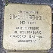 Struikelsteen voor Simon Frenkel