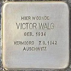Struikelsteen voor Victor Walg