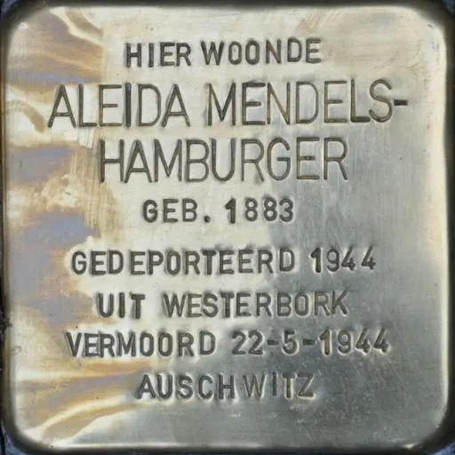 Struikelsteen voor Aleida Mendels-Hamburger