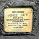 Struikelsteen voor Alfred Broch
