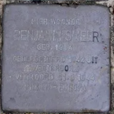 Struikelsteen voor Benjamin Smeer