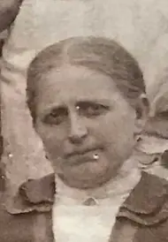 Portret van Bertha Löb-Hirsch