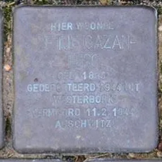 Struikelsteen voor Betje Gazan-Berg