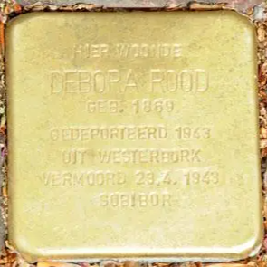 Struikelsteen voor Debora Rood