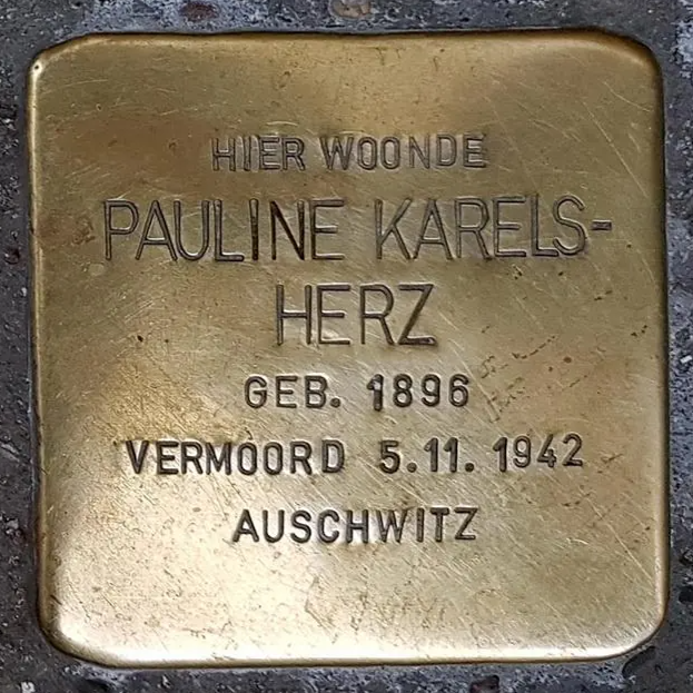 Struikelsteen voor Pauline Karels-Herz