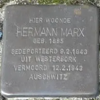 Struikelsteen voor Hermann Marx