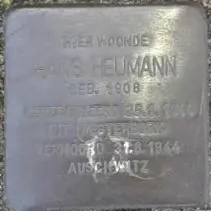 Struikelsteen voor Hans Heumann