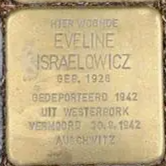 Struikelsteen voor Eveline Israelowicz