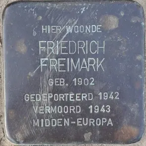 Struikelsteen voor Friedrich Freimark