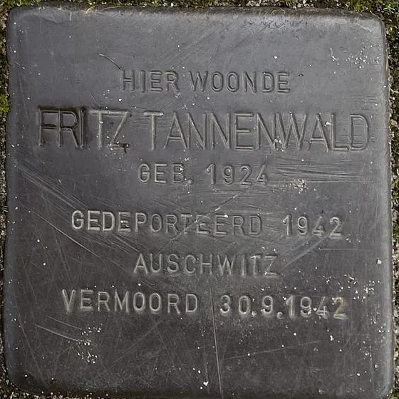 Struikelsteen voor Fritz (Siegfried) Tannenwald