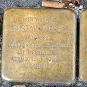 Struikelsteen voor Gustav Hirsch