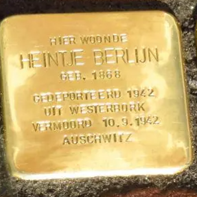 Struikelsteen voor Heintje Berlijn