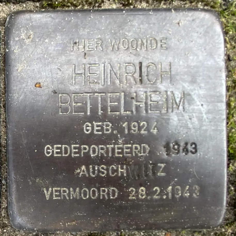 Struikelsteen voor Heinrich Bettelheim