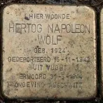 Struikelsteen voor Hertog Napoleon Wolf