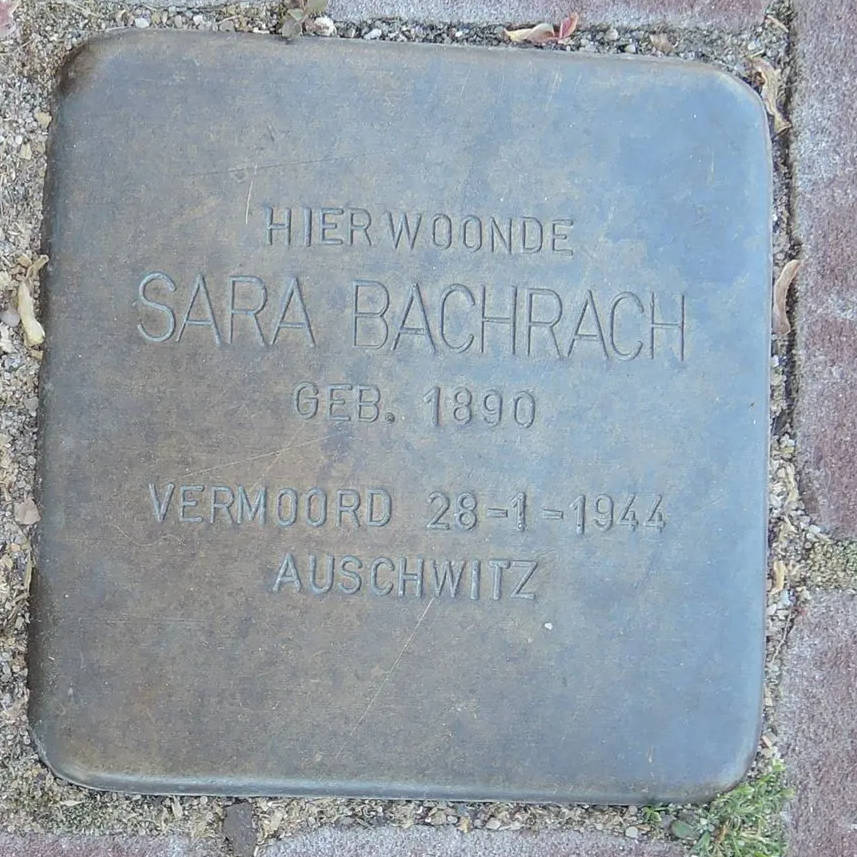 Struikelsteen voor Sara van Duren-Bachrach