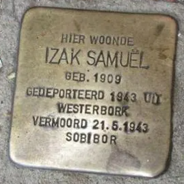 Struikelsteen voor Izak Samuel