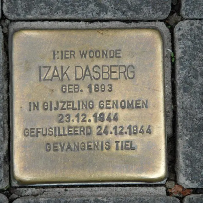 Struikelsteen voor Izak Dasberg