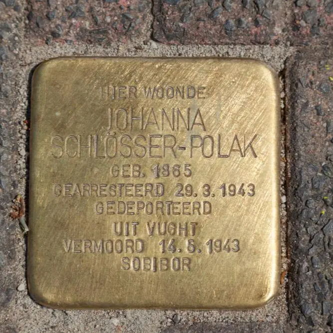 Struikelsteen voor Johanna Slosser-Polak