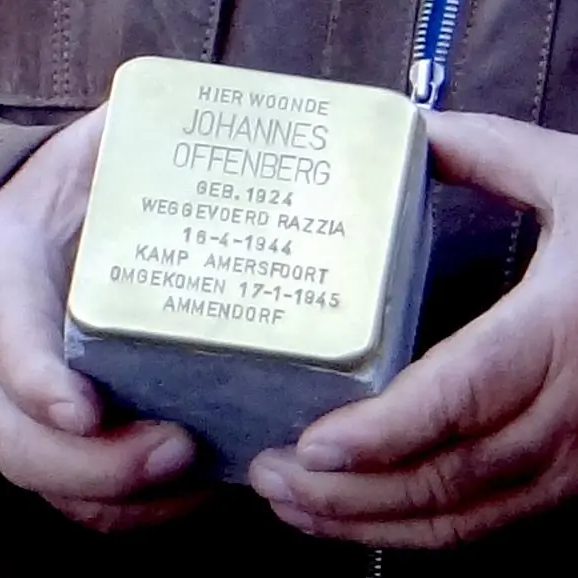 Struikelsteen voor Johannes Offenberg