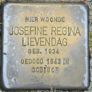 Struikelsteen voor Josefine Regina Lievendag