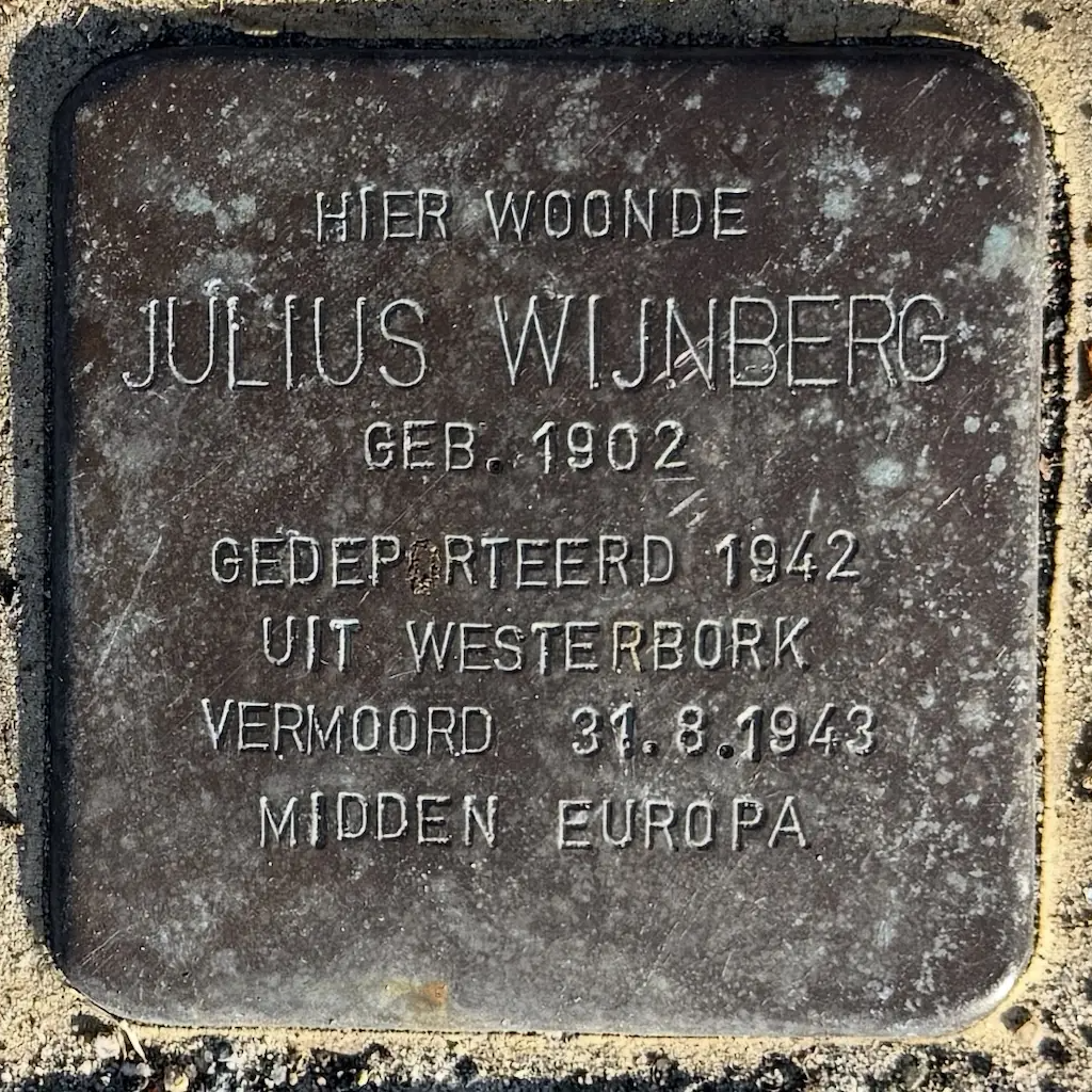 Struikelsteen voor Julius Wijnberg