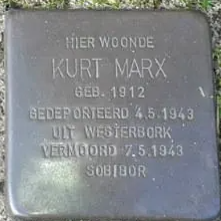Struikelsteen voor Kurt Marx