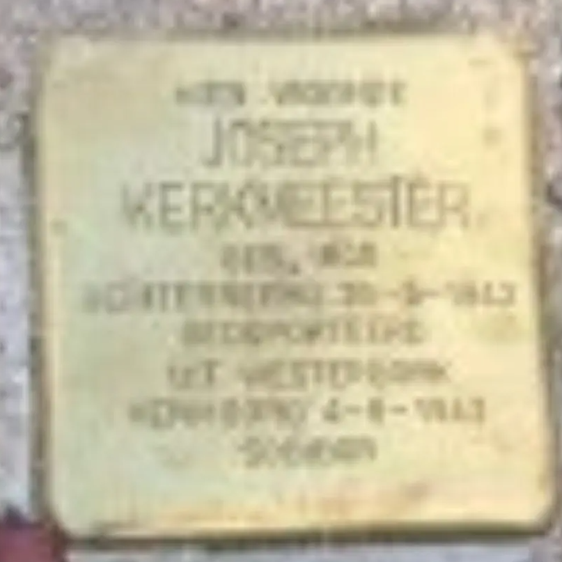 Struikelsteen voor Joseph Kerkmeester