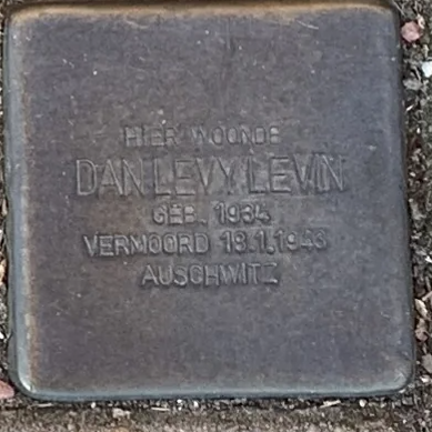 Struikelsteen voor Dan Levy Levin
