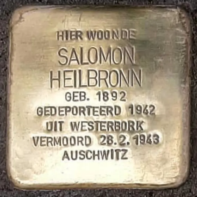 Struikelsteen voor Salomon Heilbronn