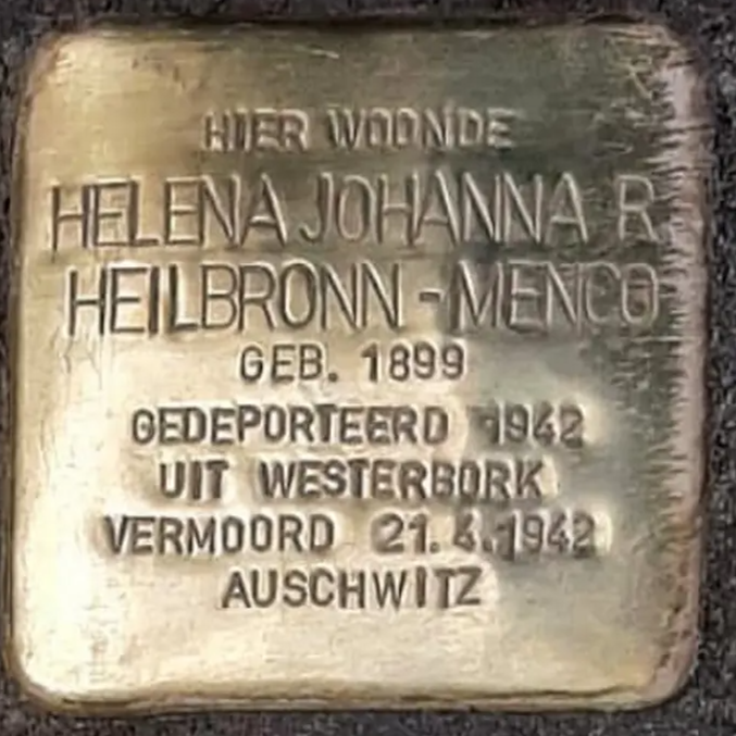 Struikelsteen voor Helena Johanna Rosali Heilbronn-Menco