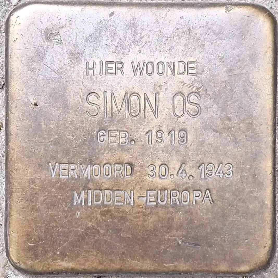 Struikelsteen voor Simon Os