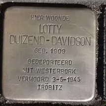 Struikelsteen voor Charlotte Duizend-Davidson